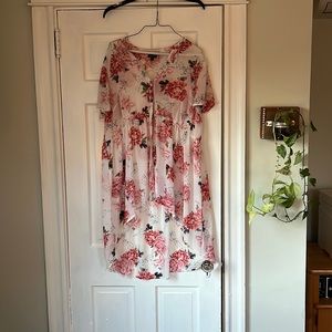 Gently Used Torrid Floral Babydoll Tunic Woman’s Size 1